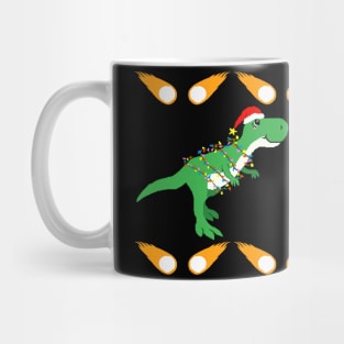 T-Rex Ugly Christmas Sweater Mug